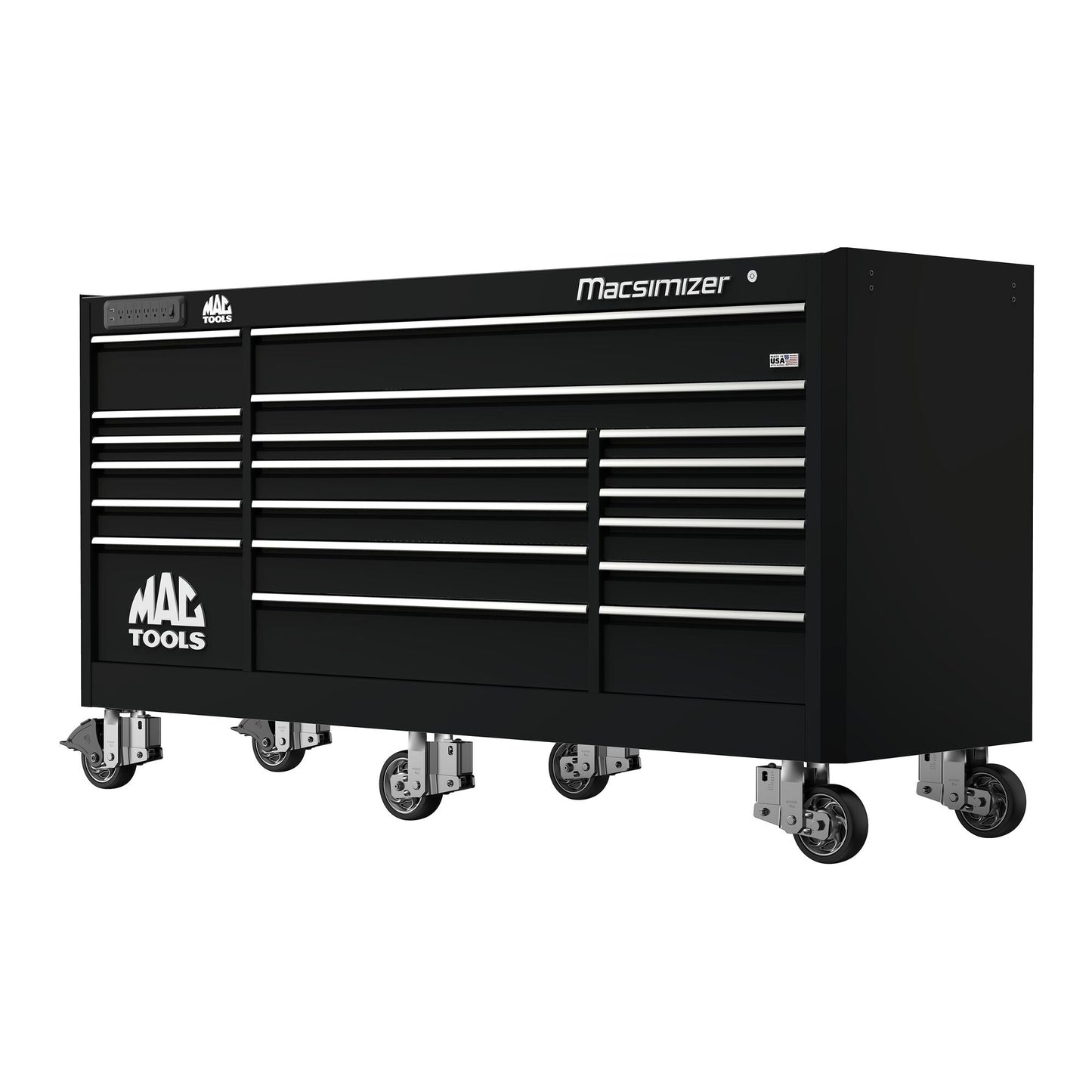 Macsimizer® 19-Drawer Workstation - Flat Black
