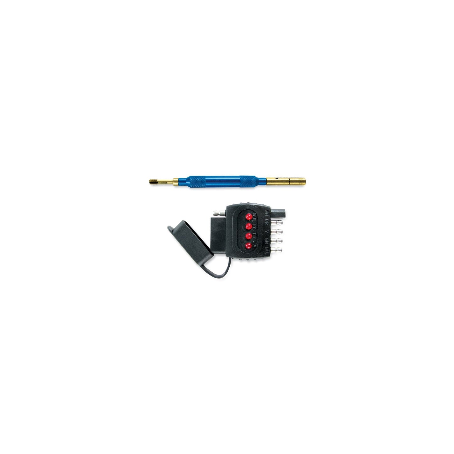 2-PC. 4/5-Way Pin Trailer Harness Tester and Maintenance Set