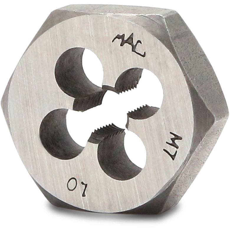Metric Hexagonal Die M7-1.00 - 1" Shank