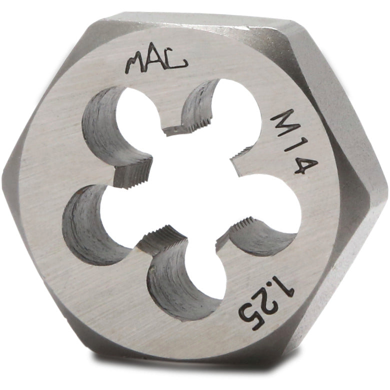 Metric Hexagonal Die M14-1.25 - 1-7/16" Shank