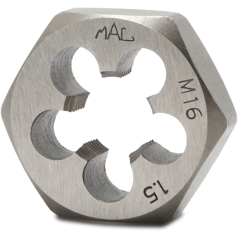 Metric Hexagonal Die M16-1.50 - 1-7/16" Shank