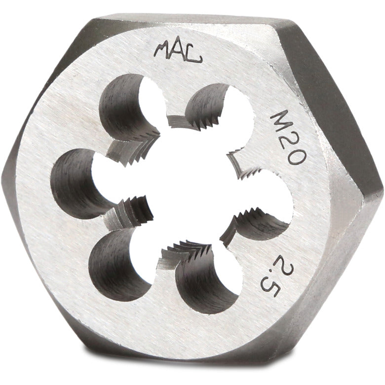Metric Hexagonal Die M20-2.50 - 1-13/16" Shank