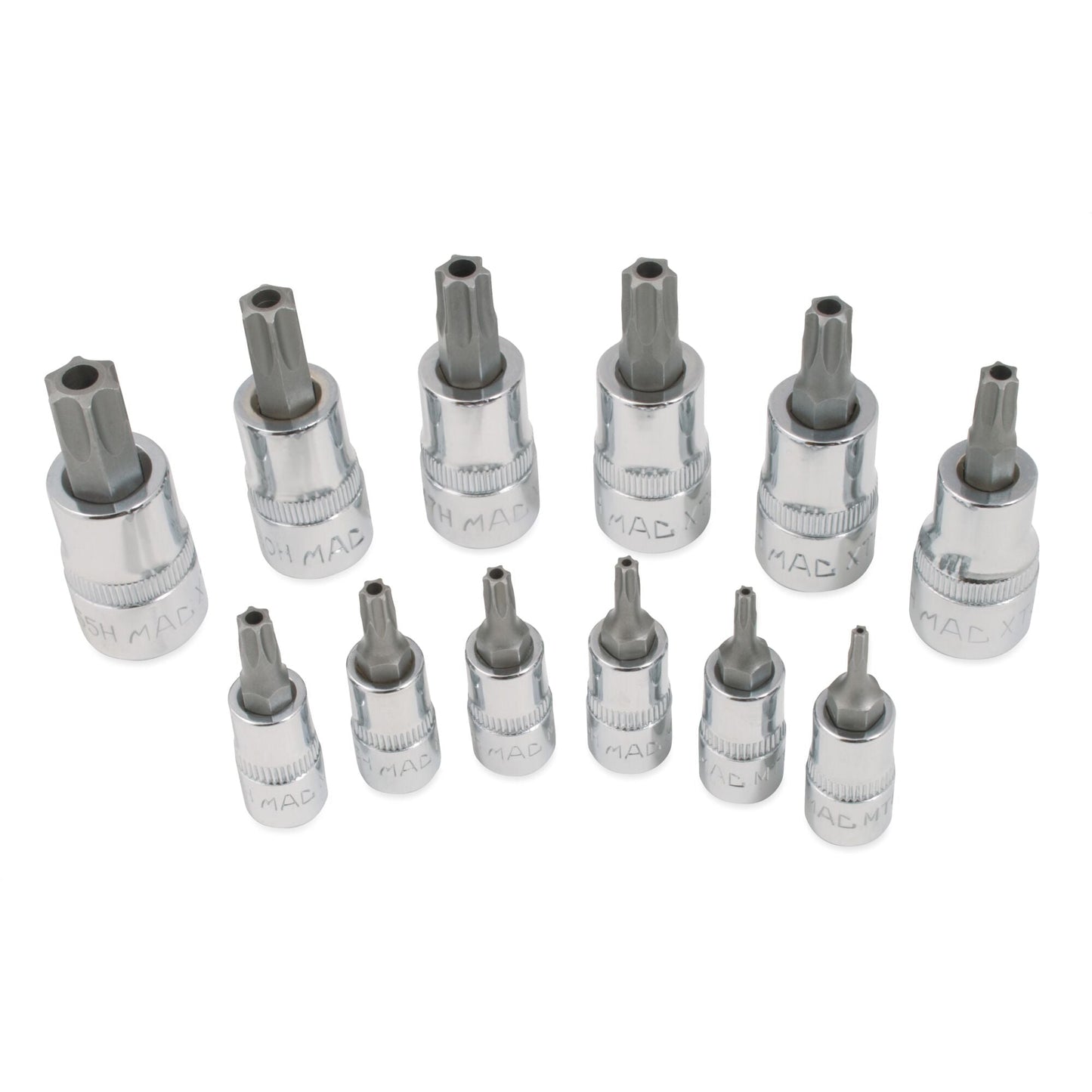 Driver Set, Tamper-Resistant Torx 1/4" and 3/8" Drive - 12-PC.