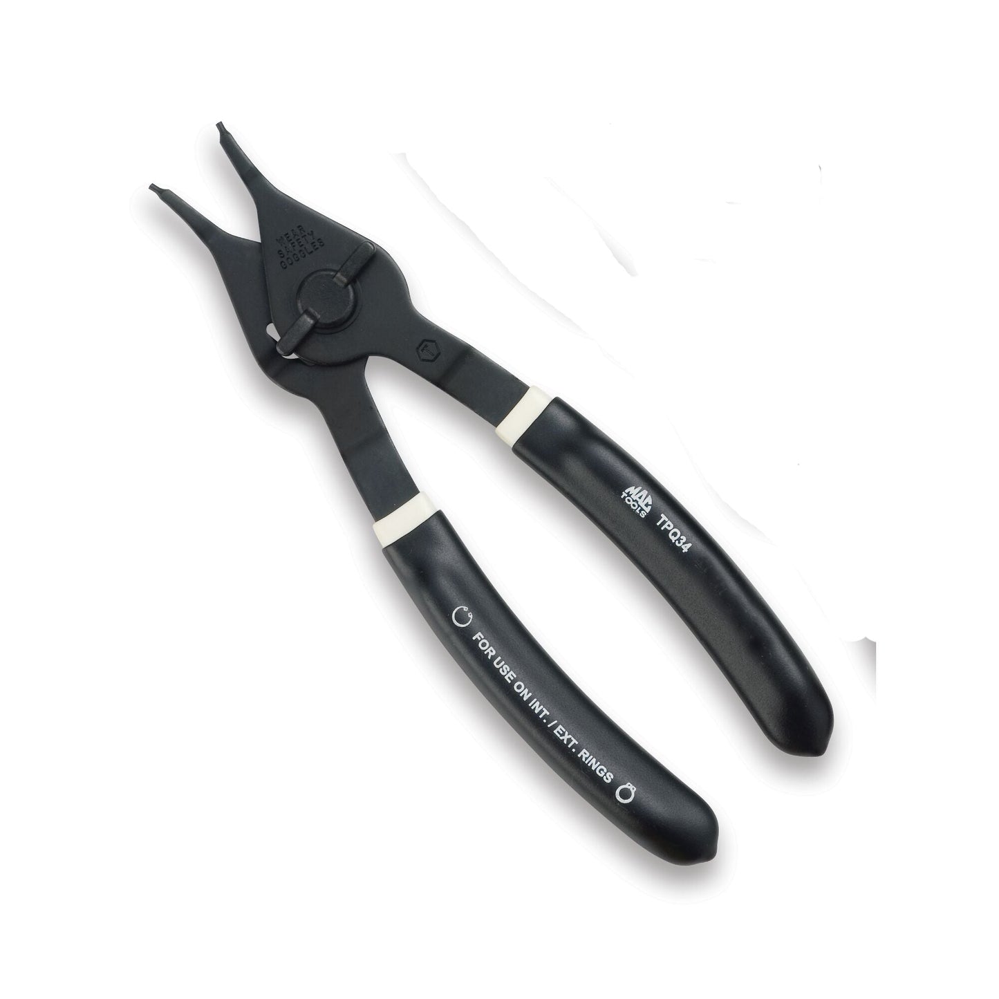 Straight Quarter-Turn Retaining Ring Pliers 7-3/4"