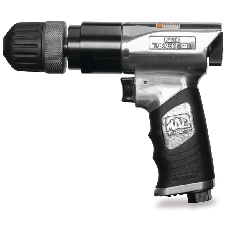 3/8" Reversible Aluminum Keyless-Chuck Air Drill