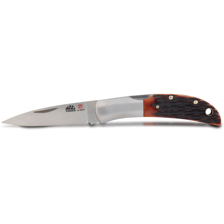 Mac Tools® Al Mar® Honey Jigged Bone Hawk™ Classic Folding Knife 2.5"