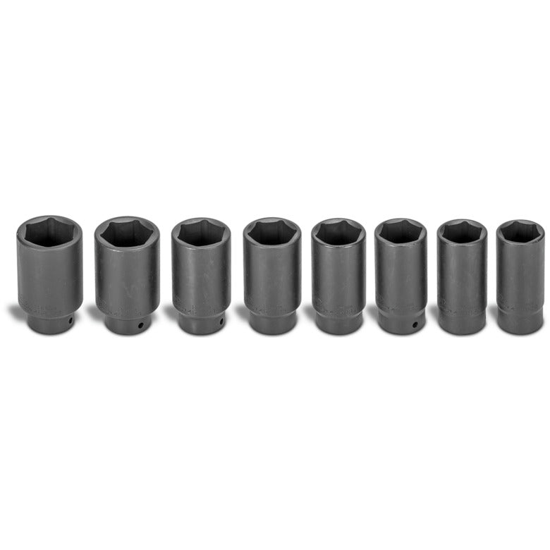 8-PC. 1/2" Drive Axle Nut Socket Set - 6-PT.