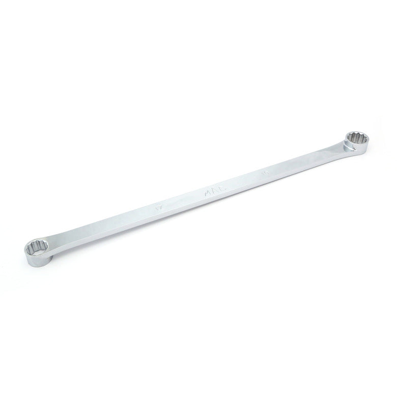 High-Performance Long Double-Box Wrench 17mm x 19mm - 12-PT.