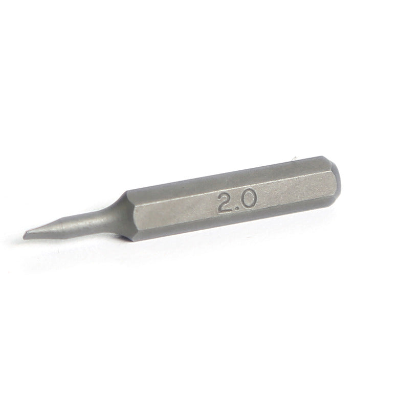 1/8" Hex Drive Slotted Bit 1-1/8" - 2mm
