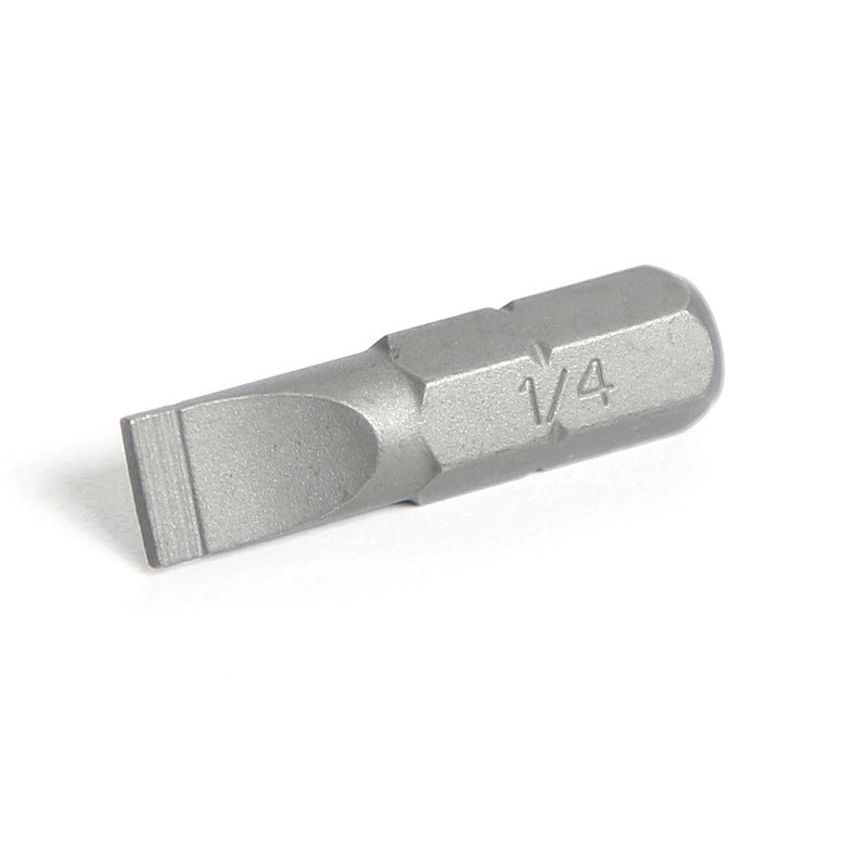 1/4" Hex Drive Slotted Bit 1" - 1/4"