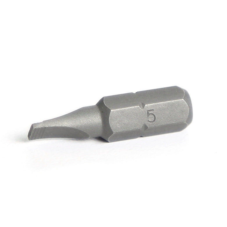 1/4" Hex Drive Slotted Bit 1" - 5mm