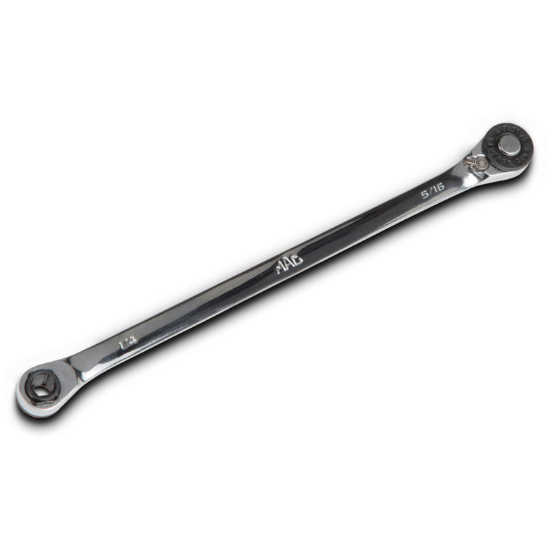 5/16" Hex Drive x 1/4" Hex Drive Dual-Sided Bit Ratchet