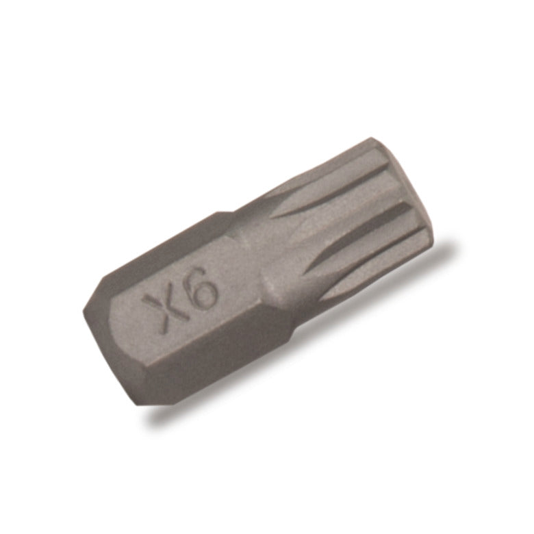 1/4" Hex Drive Stubby Triple Square Bit - 6mm