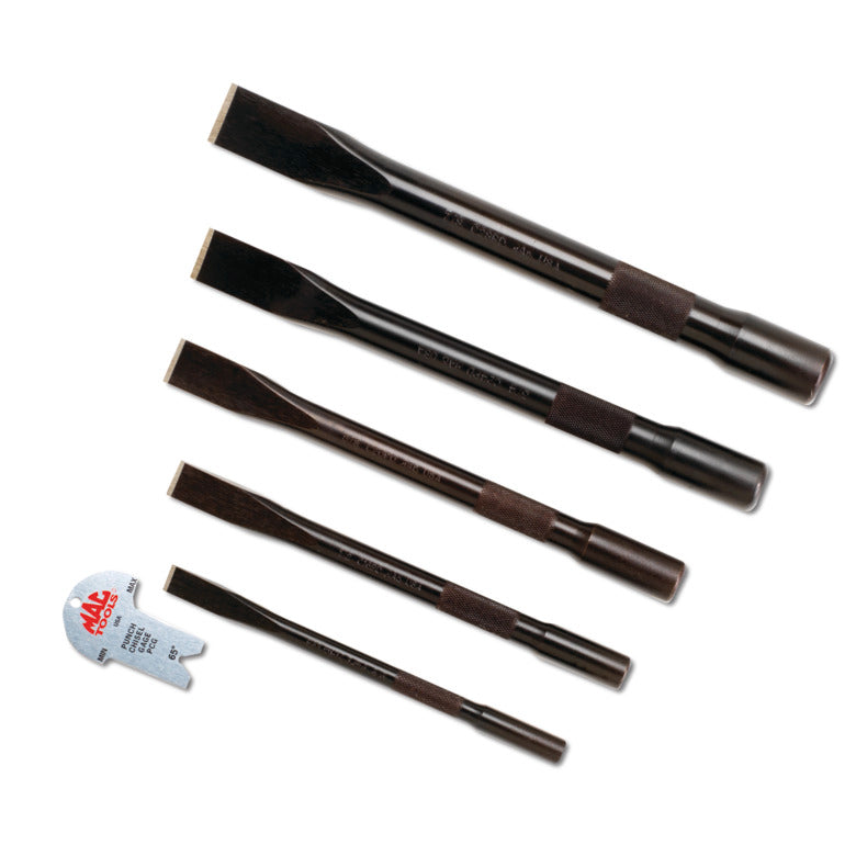 5-PC. Chisel Set with Gauge