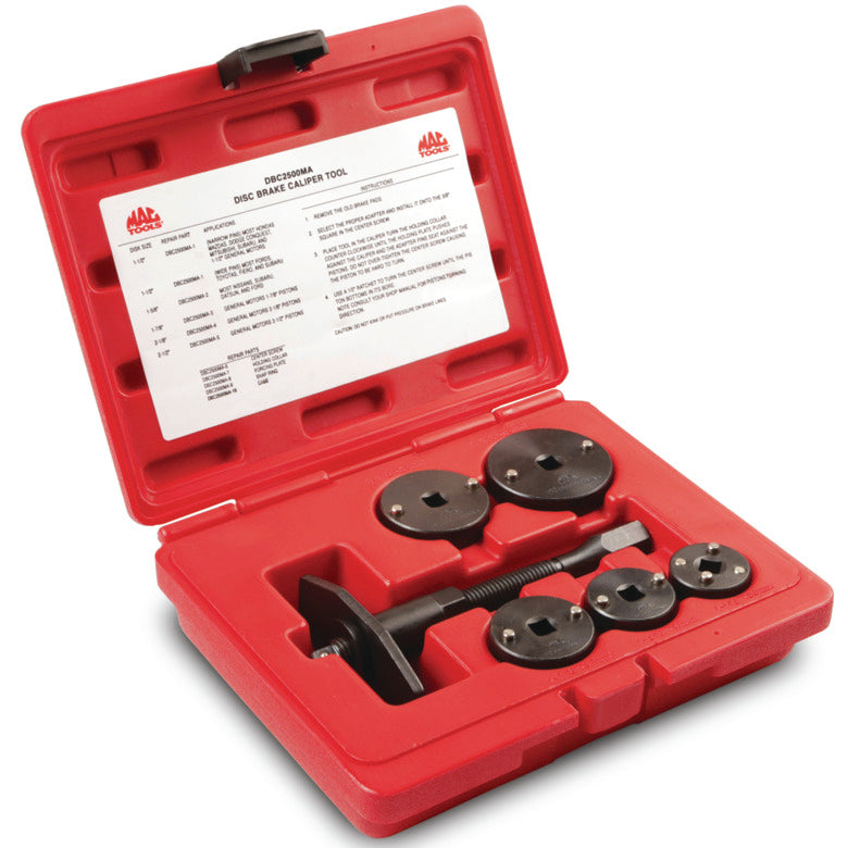 6-PC. Disc Brake Caliper Turn-In Kit