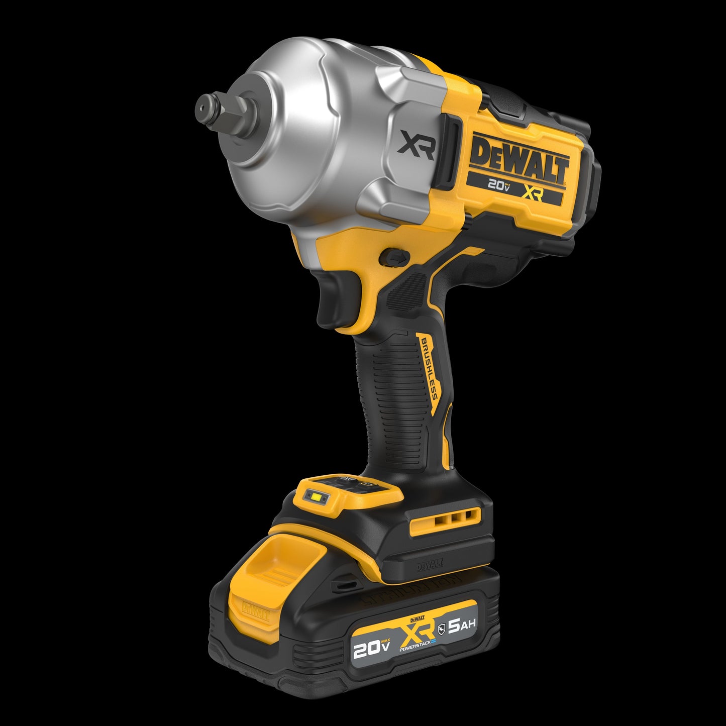 DEWALT® 20V MAX* XR® 1/2" High Torque Impact Wrench with Hog Ring Anvil Kit