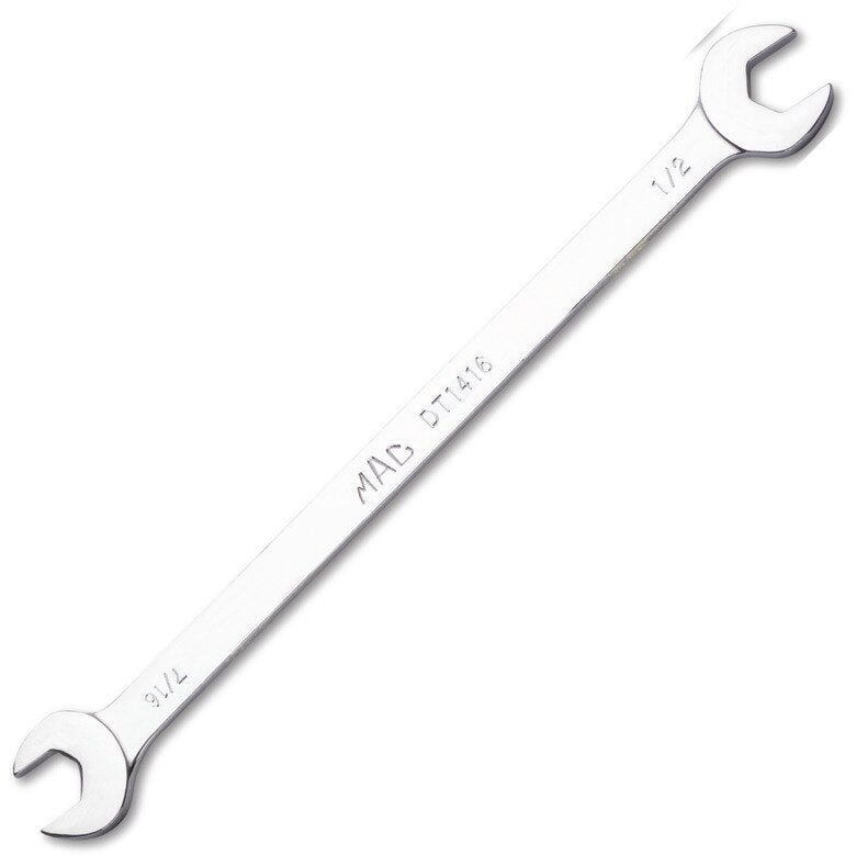 Thin Open-End Wrench 7/16" x 1/2"
