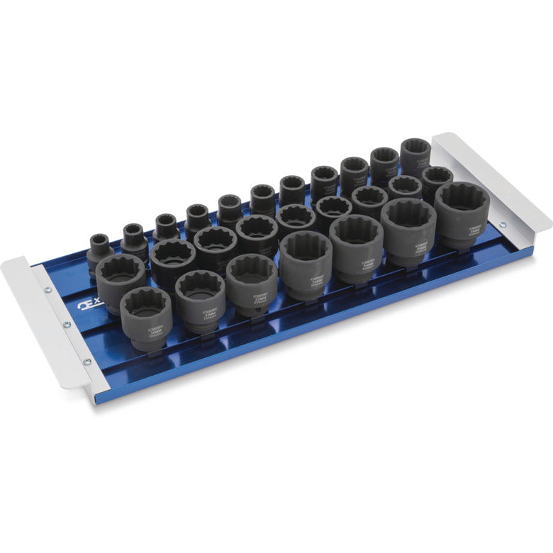 26-PC. 1/2" Drive Metric Impact Sockets - 12-PT.