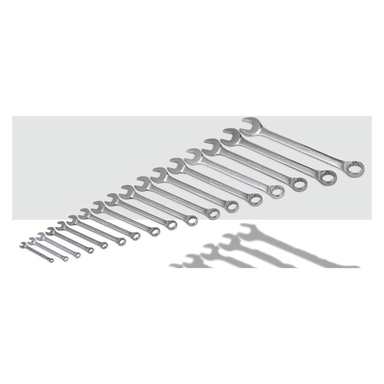 17-PC. SAE Combination Wrench Set - 12-PT.