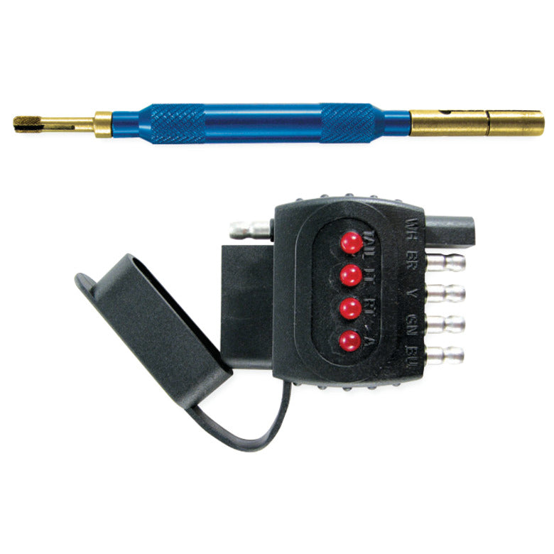 2-PC. 4/5-Way Pin Trailer Harness Tester and Maintenance Set
