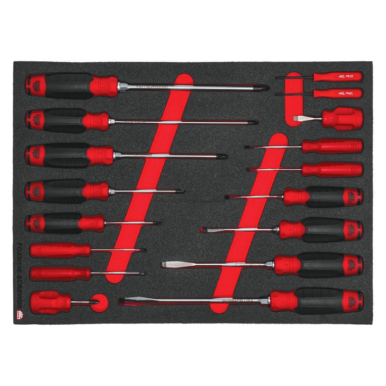 17-PC. Screwdriver Foam Set