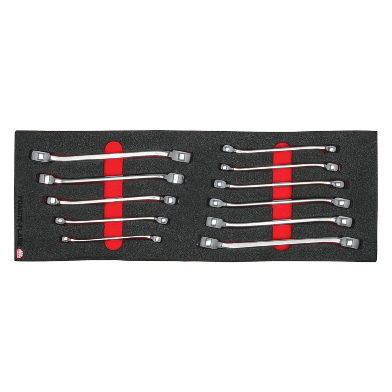 11-PC. Flare Nut Wrench Foam Set