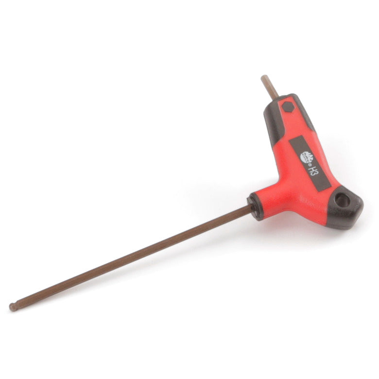 Bi-Material T-Handle Ball-End Hex Key 3mm