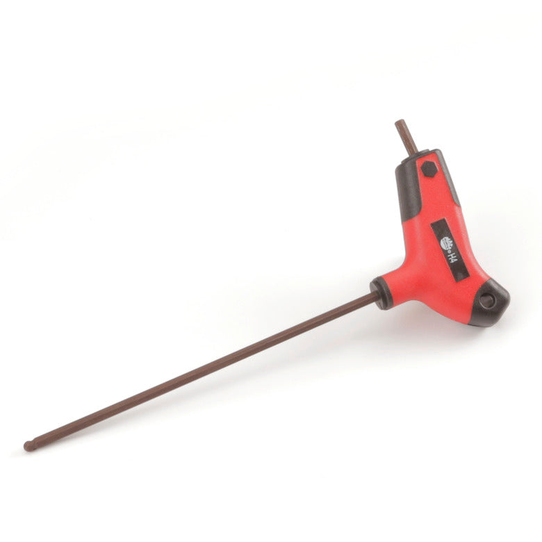 Bi-Material T-Handle Ball-End Hex Key 4mm