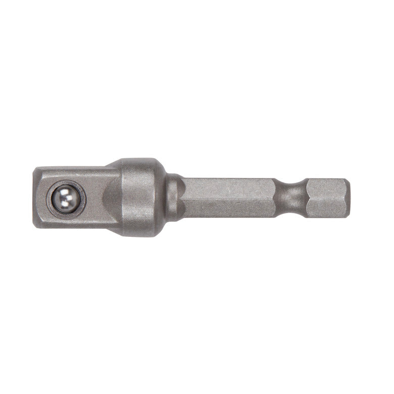 3/8" Drive Male x 1/4" Hex Male Socket Adapter - 2"