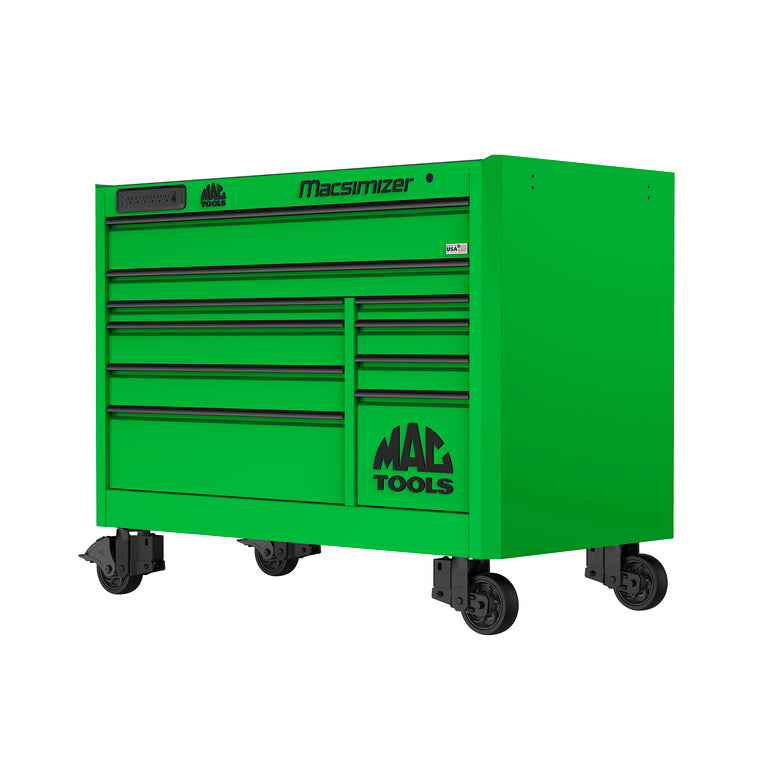 Macsimizer® 10-Drawer Workstation - Lime Green