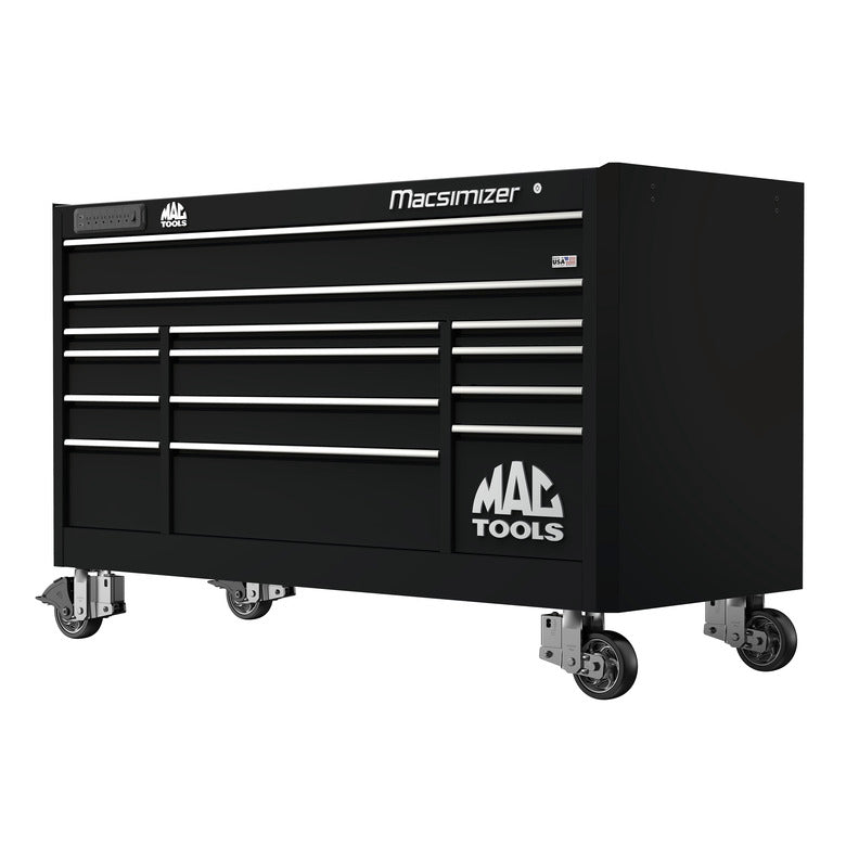 Macsimizer® 14-Drawer Workstation - Galaxy Black