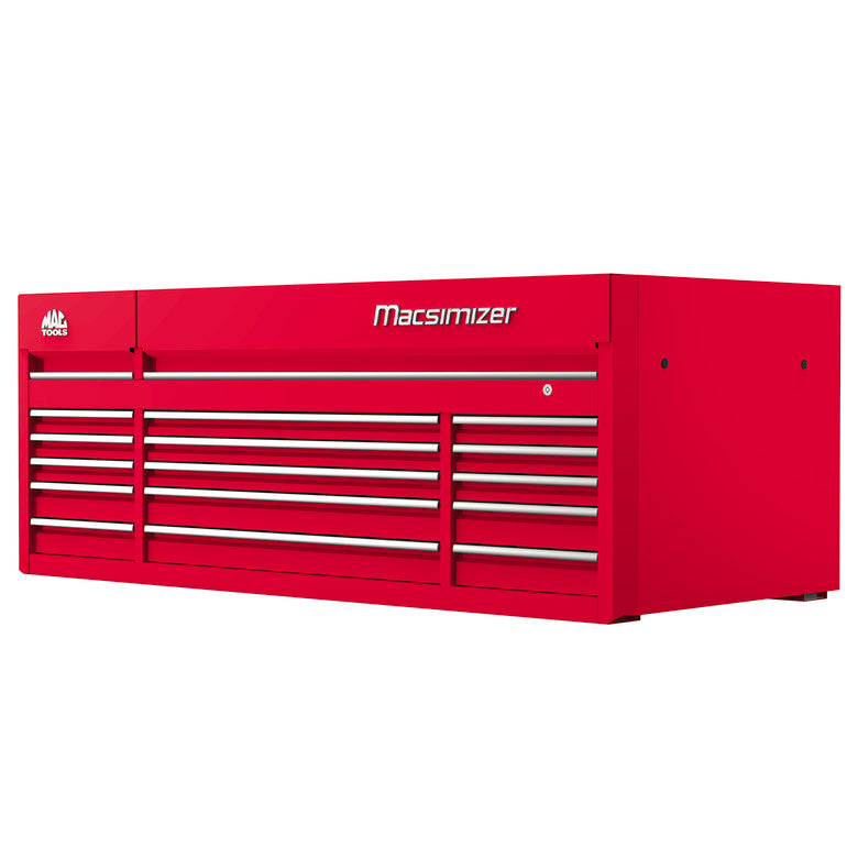 Macsimizer® 15-Drawer Top Chest - Firebrick Red