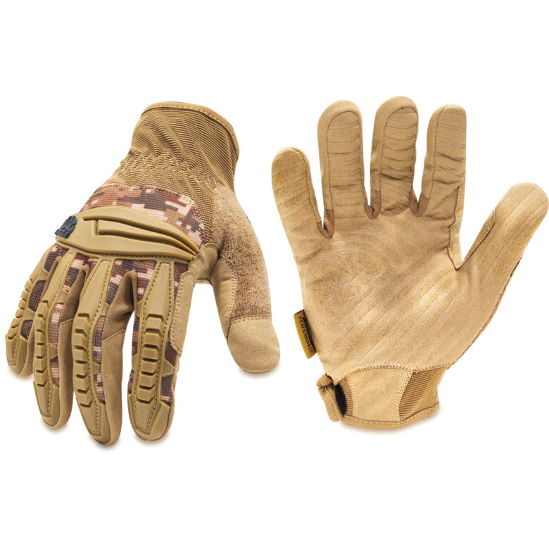Coyote Camouflage Impact Speedcuff Glove - L