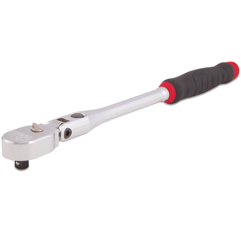 1/4" Drive Axis 90-Tooth Locking Flex-Head Comfort-Handle Ratchet - 9"