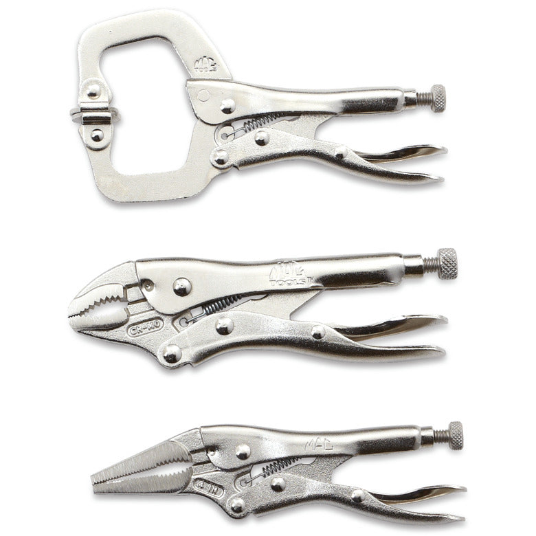 3-PC. Locking Pliers Set