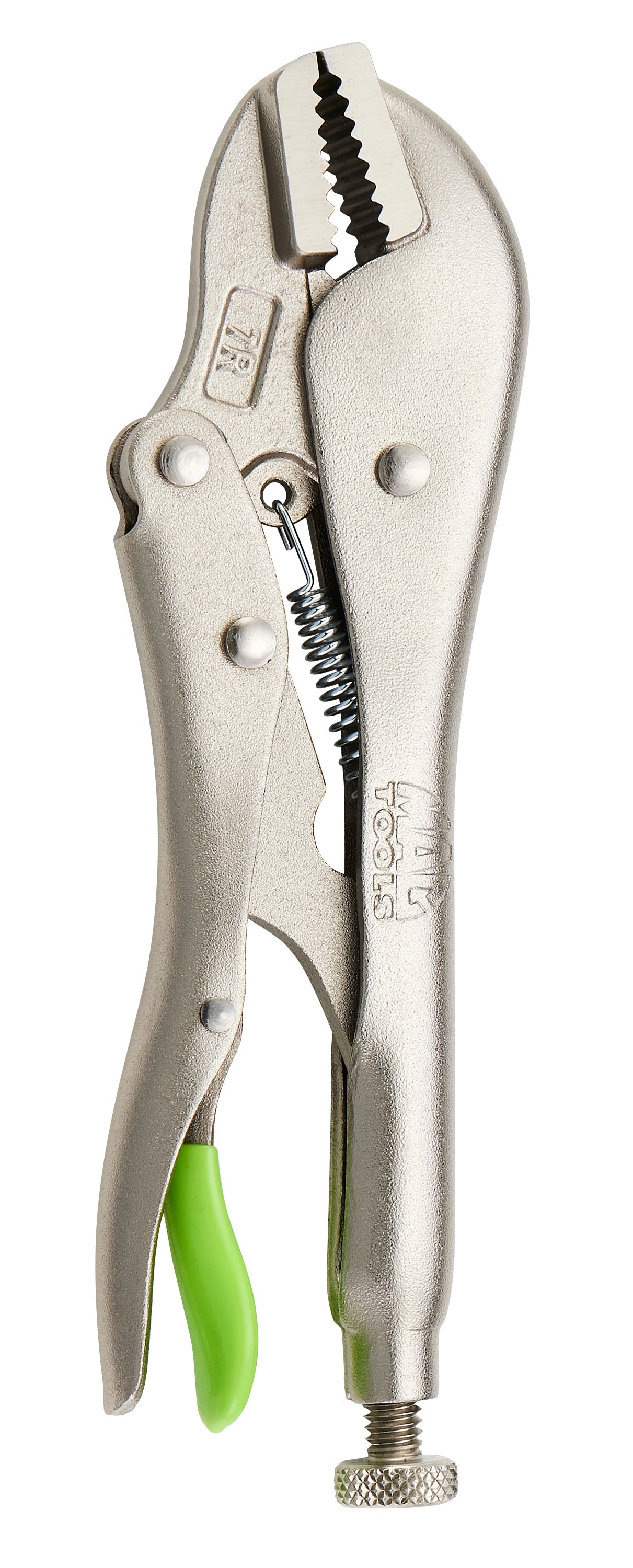 7" Straight Jaw Trigger Release Locking Pliers - Green