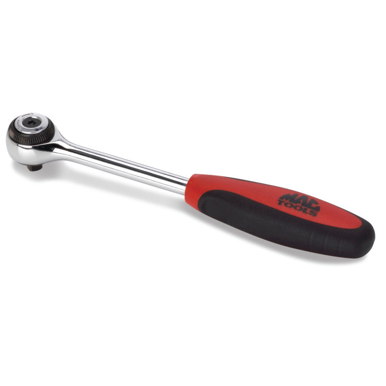 1/4" Drive Bi-Material Round Head Ratchet - 6"