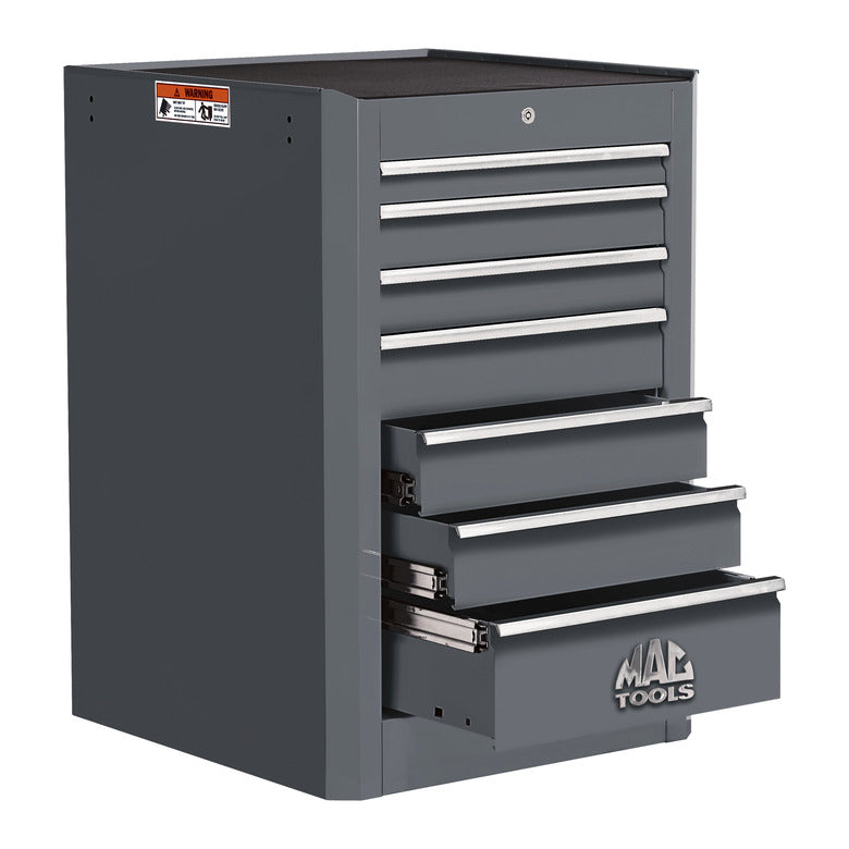 Macsimizer® 7-Drawer Side Box - Carbon Gray