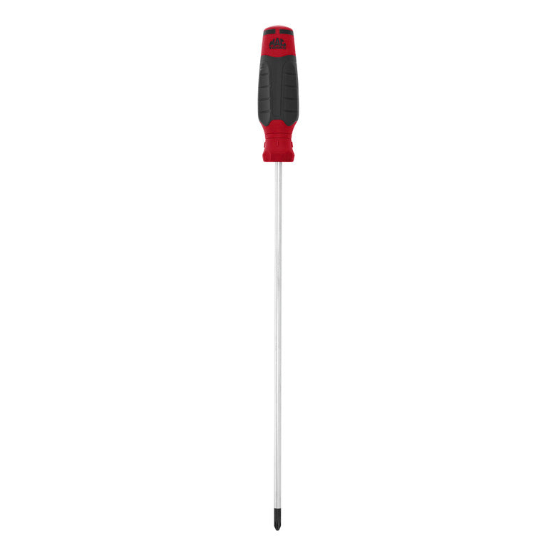 Mac-Grip™ Long Phillips® Screwdriver #2-Phillips x 12" - Red