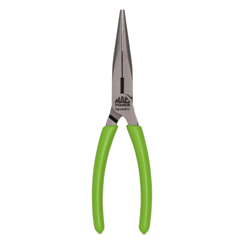 8" Long-Nose C.S.T. Pliers With Cutter HI-VIZ Green