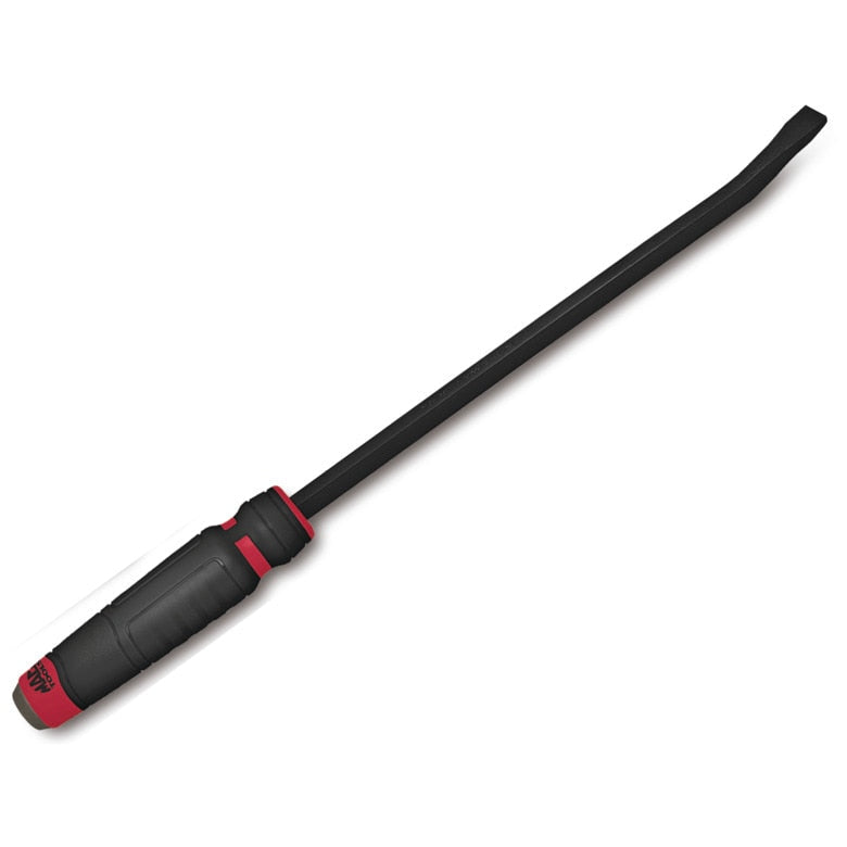 Capped Comfort-Handle 3/8" Curved-Head Pry Bar 17" Red