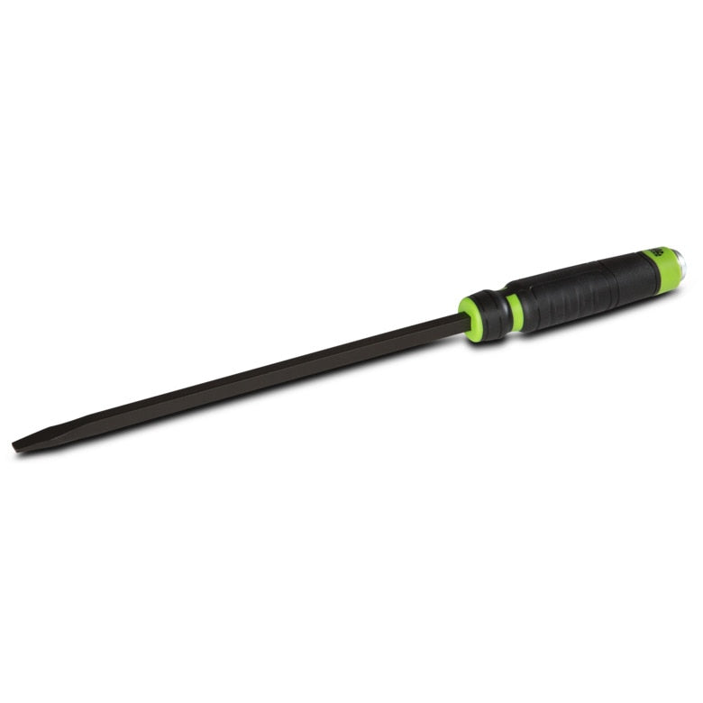Capped Comfort-Handle 3/8" Straight-Head Pry Bar 17" Green