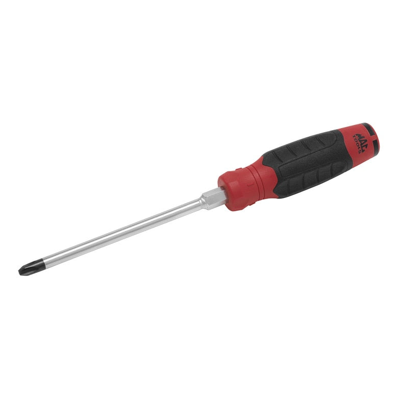 Mac-Grip™ Phillips® Screwdriver #3-Phillips x 6" - Red