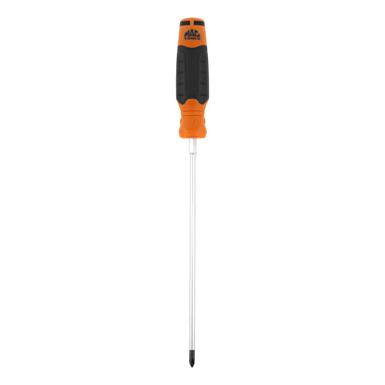 Mac-Grip™ Long Phillips® Screwdriver #1-Phillips x 8" - Orange
