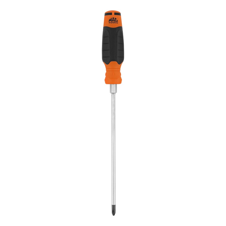 Mac-Grip™ Phillips® Screwdriver #2-Phillips x 8" - Orange