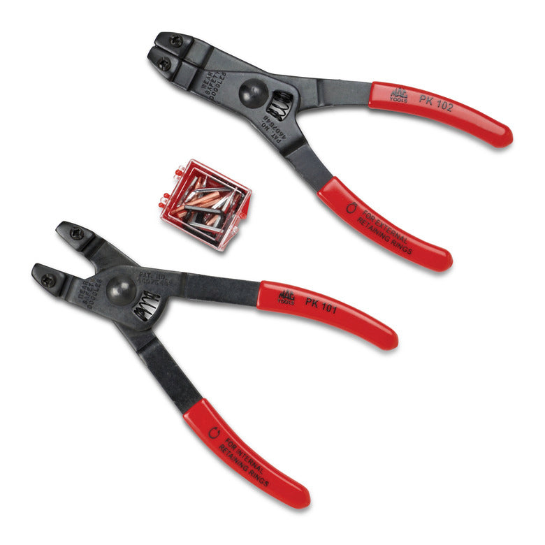 2-PC. Internal/External Tip Snap Ring Pliers Set