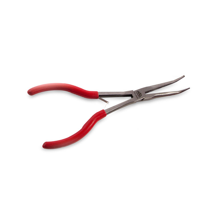 Mini Long-Reach Bent Long-Nose Pliers 7"