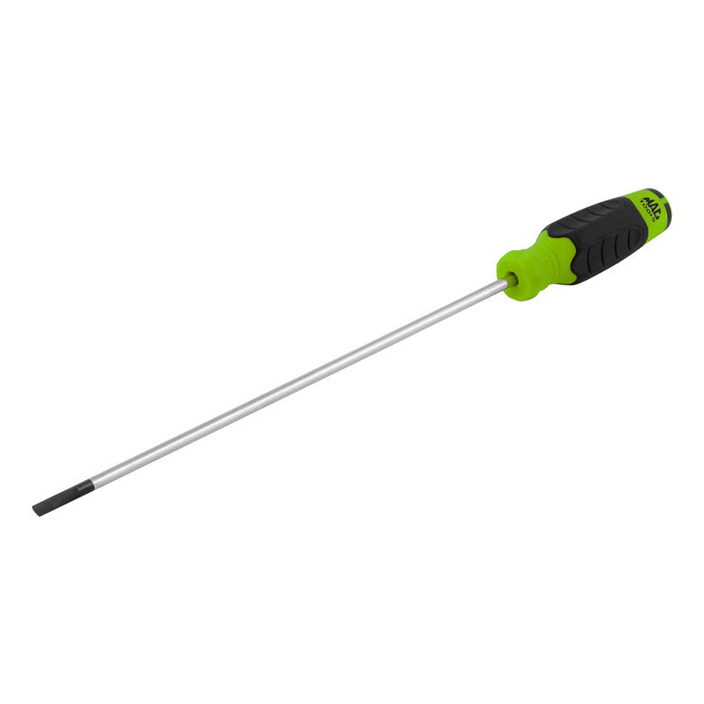 Mac-Grip™ Long Cabinet Screwdriver 1/4" x 12" - Green