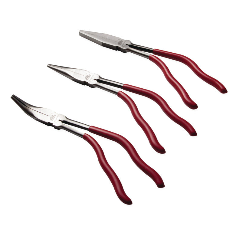 3-PC. Pistol-Grip 11" Long-Reach Pliers Set