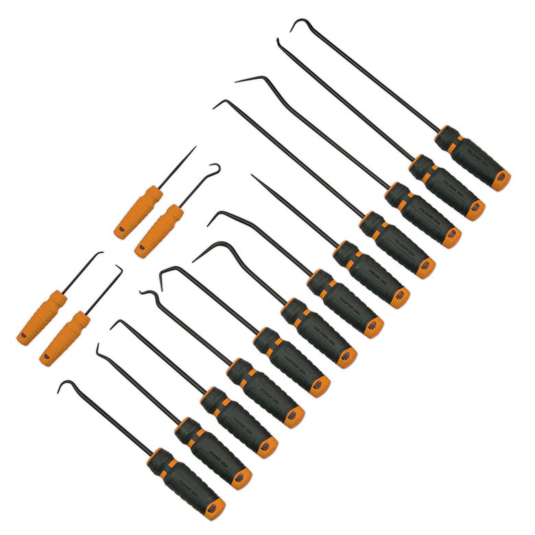 16-PC. Mac-Grip™ Pick Set - Orange